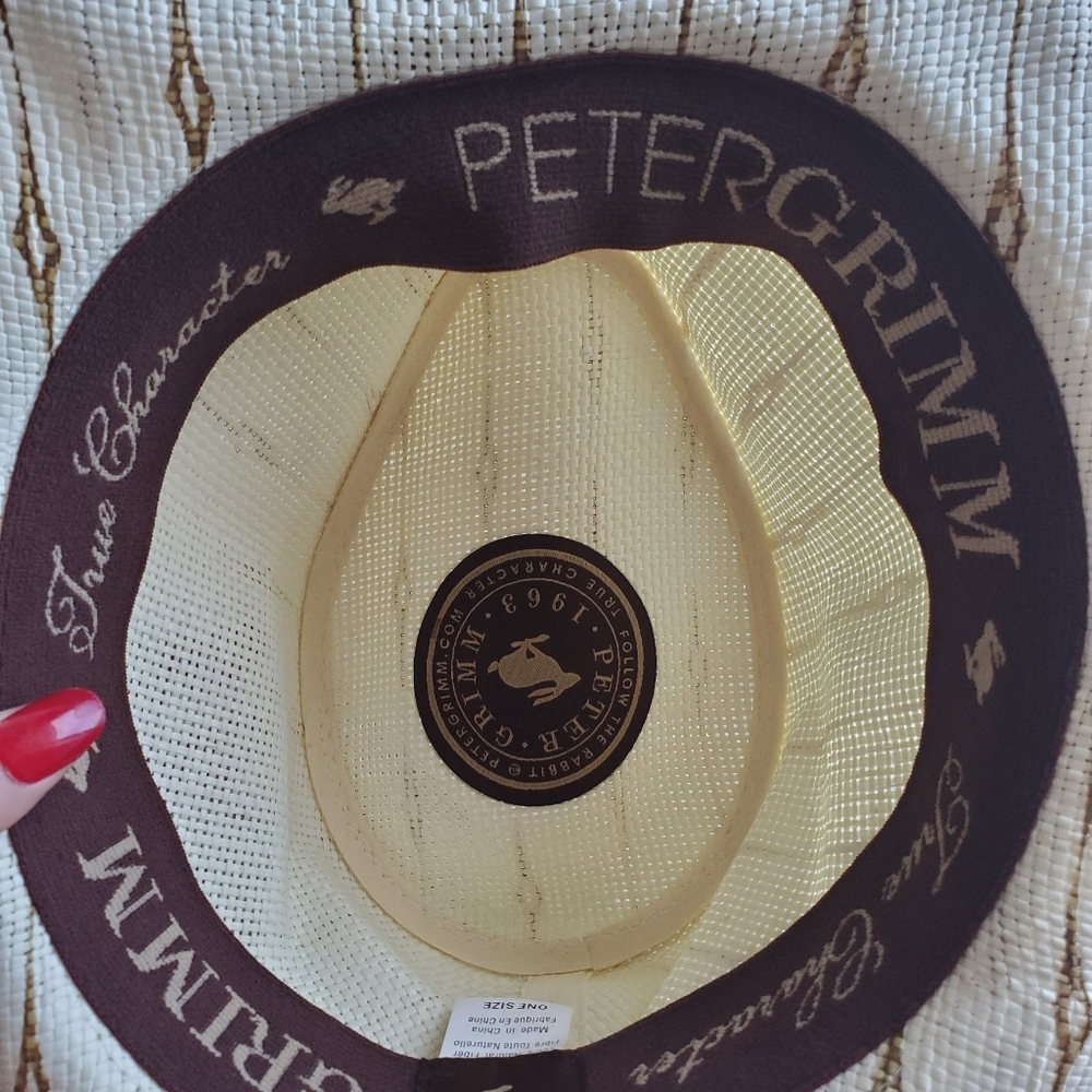 Mens Patterned Summer Hat - Picture 3 of 3